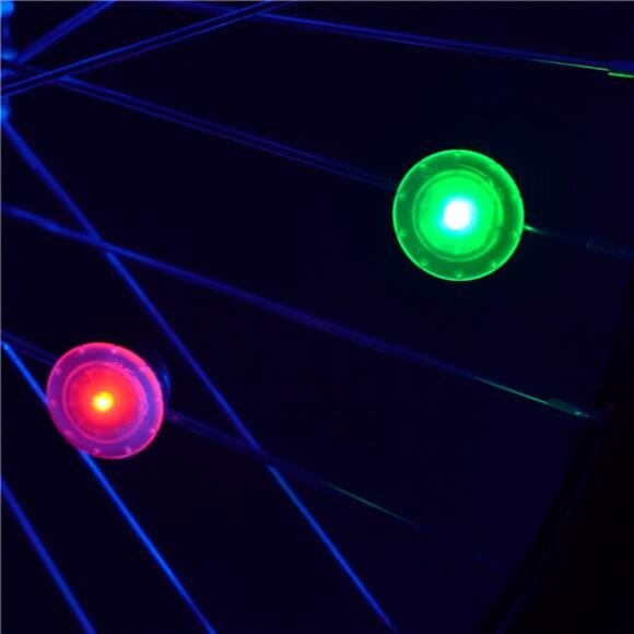 Color Morphing LED Bicycle Spoke Clip Lights, 2 Mini LED Lights - Picture 6 of 6